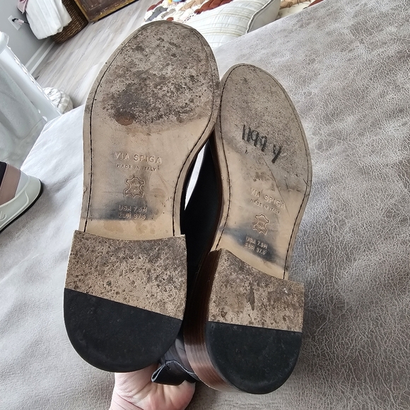 VIA SPIGA Baxter Leather Ankle Boots - Picture 7 of 10